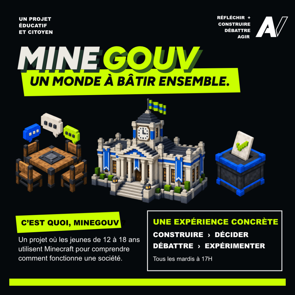 Minegouv : construire une société dans Minecraft
